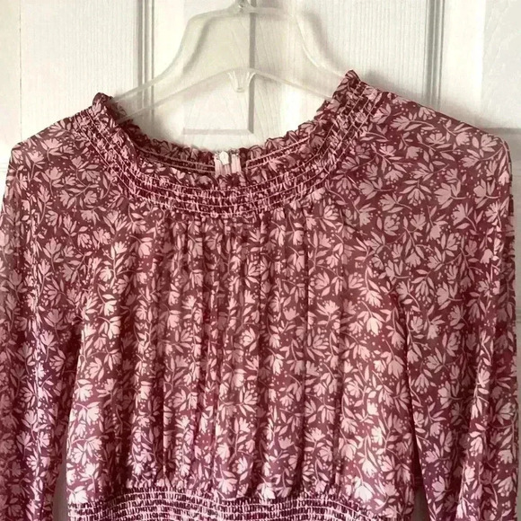 Anthropologie Gal Meets Glam Wimberly Smocked Mini Dress. Size 4 P - Picture 8 of 16